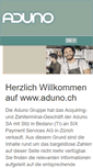 Mobile Screenshot of aduno.ch